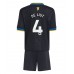 Maillot de foot Manchester United Matthijs de Ligt #4 Troisième vêtements enfant 2025-26 Manches Courtes (+ pantalon court)